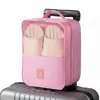 Bolsa para Zapatos Sarja Almacenamiento de Viaje Bolsa para Zapatos de Tres Capas Bolsa de Almacenamiento para Zapatos para Salir Bolsa para Zapatos de Viaje Esencial para el Hogar