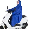 Capa de Chuva Veículo Elétrico Capa de Chuva Espessa Impermeável Capa de Chuva para Motocicleta Corpo Inteiro Tudo-em-Um Poncho para Veículo Elétrico Equitação