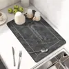 Temu Mat de Drenaje para Fregadero de Cocina Más Vendido Resistente a Altas Temperaturas Alfombrilla Absorbente Alfombrilla para Secar Vajilla de Escritorio Posavasos Posavasos de Diatomeas