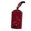Colgante de Buda del Año de Nacimiento de los Doce Animales del Zodíaco de Cinabrio Crudo, Colgante de Collar de Año de Nacimiento Rojo Imperial Dorado Púrpura Arena, Venta al Por Mayor Dropshipping