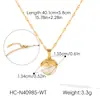 Nuevo collar colgante de piedra ojo de gato natural de Amazon para mujer, cadena para la clavícula versátil de nicho, joyería de acero de titanio transfronteriza