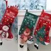 Calcetines Navideños Transfronterizos, Calcetines de Regalo para Niños, Colgantes de Árbol de Navidad, Bolsas Decorativas para Dulces, Colgantes Decorativos para el Hogar Navideño