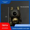 Pingente de Faca Sólida de Latão Pingente de Paracord EDC Pingente de Lanterna Quebra-Vidro Pingente de Panela Preta Traseira Chaveiro de Carro DIY