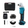 Makita 100 eixos 125 eixos recarregável brushless rebarbadora rebarbadora multifuncional controle de velocidade industrial moagem e corte