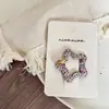 Horquilla para el Cabello de Niña Nian Nian con Flor de Lana, Lazo y Estrella, Pinza Lateral, Pinza para Flequillo