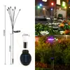 Lâmpada de Jardim Solar Vagalume para Exterior Layout de Atmosfera Criativa para Pátio Gramado Lâmpada de Paisagem Impermeável Montada no Solo para Exterior