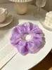 Fábrica Fonte Scrunchie Coreano de Organza de Camada Dupla Criativo Prendedor de Coque Scrunchie Prendedor de Cabelo