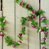 Folhas de Rosa, Trepadeiras, Flores Artificiais, Plantas Verdes, Jardinagem, Pendentes de Parede de Rosa, Arranjos Florais de Teto, Plantas Artificiais de Alta Qualidade para Decoração de Casa