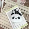 L72 Boneca Sino Panda Pingente de Mochila Chaveiro Fofo Brinquedo de Pelúcia Boneca de Carro Pendente de Bolsa