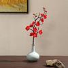 Simulação de flor de ameixa, galhos secos de flores de seda, enfeites de decoração para casa, fábrica de flores eternas, atacado