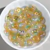 Ding Yi Lengyue Ábaco de Nube Tricolor Cuentas Destello Fino Cuentas de Sirena Cuentas Espaciadoras Cadena de Teléfono Móvil DIY Accesorios de Joyería