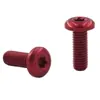 Tornillos para Portabidones de Bicicleta Transfronterizos Aluminio 7075 Cabeza de Flor de Ciruelo para Portabidones de Bicicleta de Montaña, Carretera, Plegable