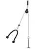 Entrenador de Polea Alta Manija de Fitness Cuerda de Polea Accesorios Polea Colgante Doble Extremo Rack de Potencia para Músculos de Espalda y Brazos