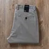 Estación Europea 2025 Verano Pantalones Largos Cintura Media-Alta Ligeramente Elásticos Versátiles Transpirables para Hombre Rectos Casual de Negocios