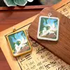 Ouro Quente Xizang Nepal Thangka Puro Pintado à Mão Raposa de Nove Caudas Núcleo de Cartão 4x5