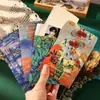 Portatarjetas de Pintura al Óleo de Van Gogh, Portatarjetas de Estrellas, Sobre de Almacenamiento, Material de Empaque de Tarjetas de Alta Calidad, Bolsa Protectora