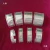 Base de Pulsera DIY de Plata Miao Hecha a Mano para Accesorios de Bordado Base en Blanco Ancho para Pulsera