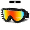 Gafas de Esquí de Montañismo Nuevas de Invierno Europeas y Americanas, Gafas a Prueba de Viento para Motocicleta, Gafas de Sol Deportivas Coloridas Antirreflejos
