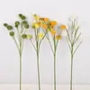 Arreglo Artificial Transfronterizo 10 Bolas Doradas Fruta de Castaña de Múltiples Puntas Diente de León Ramo Decoración de Arreglo Floral de Escritorio para Sala de Estar