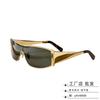 Exportación transfronteriza diseñador destacado Arco de Triunfo lisa nuevos lentes de sol personalizados gafas de sol retro para mujer 40283