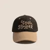 Gorras Infantiles Estilo Coreano Colorido de Moda Bloques de Color Elegante Visera Gorra de Béisbol para Niños y Niñas Linda Versátil Gorra de Salida