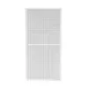 Estante de almacenamiento de metal con tablero perforado, estante de exhibición de acero inoxidable para montar en la pared, panel de pared grueso para la entrada, pared decorativa