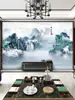 Nuevo fondo de pared de TV chino papel tapiz pintura de paisaje 3D estéreo papel tapiz sala de estar Película y Televisión Pared Mural