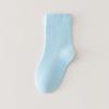 Calcetines nuevos para niños 2024 primavera y verano color sólido calcetines hasta media pantorrilla delgados transpirables calcetines deportivos niños y niñas bebé mayoreo