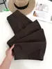 ¡Recomendación Original! Pantalones Casuales Maillard Color Café para Mujer 2025 Otoño Nuevo Estilo Coreano Holgados de Pierna Ancha Estilo Globo