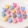 Pinza para el pelo de dibujos animados para niños Pinza para el pelo Macaron Mini Pinza de Conejo Flor Escarchada Lindos Accesorios para el pelo tamaño pequeño Pinza