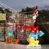 Pantallas Decorativas Comerciales, Instalaciones de Paisajismo Creativas, Pantallas con Forma de Luz de Neón y Fábrica de Producción de Accesorios Fotográficos de Moda