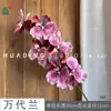 Flor Artificial Bandai Orchid de Alta Qualidade Decoração de Casamento Bandai Orchid Decoração Suave Arranjo Floral Corsage de Orquídea Phalaenopsis Buquê de Mão