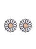 Viento del Oeste Girasol Flor de Girasol Crisantemo Patrón Pendientes de Madera para Mujeres Simples Personalización de AliExpress