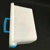 Caja de Almacenamiento de Plástico Caja de Almacenamiento para Juguetes Armario del Hogar con Tapa Caja para Bloques de Construcción Calcetines Caja para Cápsulas de Lavandería