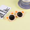 Gafas de Sol Protectoras con Orejas de Oso de Dibujos Animados Lindas para Niños Moda Niña Pequeña Cien Torres Anti-Moda Tendencia Niños y Niñas Sol