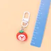 Llavero de Pargo caricatura lindo caricatura bolsa de frutas colgante funda protectora para airpods colgante de funda de audífonos