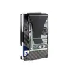 Caja para tarjetas de crédito anti-desmagnetización de fibra de carbono, tarjetero, anti-robo, cepillo, portatarjetas bancarias RFID, gran capacidad, tarjeta, tarjeta de presentación