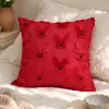 Funda de almohada para árbol de Navidad con lazo nuevo transfronteriza Cubierta decorativa para sofá de sala de estar Festival de Navidad Almohada de cojín para respaldo