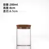 Botella de vidrio de boca recta de 65 mm al por mayor personalizada, botella de tubo de vidrio de borosilicato alto transparente, botella sellada para especímenes de ginseng americano