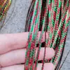 Cuerdas de Cabello Trenzadas de Colores, Bandas para el Cabello de Rastas de Siete Colores, Accesorios para el Cabello de Niños, Cuerdas para el Cabello de Rastas, Cintas Doradas