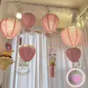 [Fresa Rosa] Adornos Colgantes Decorativos para Habitación de Linternas para Niñas, Adecuados para Ambiente de Sala de Estar y Dormitorio, Decoraciones de Año Nuevo