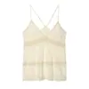 Ropa Europea y Americana Transfronteriza para Mujer AliExpress INS Venta Caliente Moda Casual Camisola de Gasa Bordada