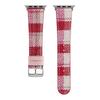 Adecuado para Apple Watch Applewatch9 correa otoño e invierno felpa iwatch8 correa se Plaid avanzado