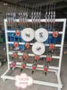 Soporte de Desenrollado de Tensión Vertical, Soporte de Desenrollado Multicabezal para Máquinas Trenzadoras y Atadoras de Alambre, Soporte de Tensión para Máquinas Extrusoras de Alambre