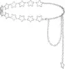 Cadena de cintura bohemia vintage de metal plateado con forma de corazón para mujer, accesorio de cinturón de nicho de alta gama con estilo étnico para combinar con faldas