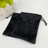 Bolsa de Veludo Preta com Cordão, Saquinho de Veludo, Pode Ser Impresso com Logo, Embalagem para Fone de Ouvido Power Bank, Bolsa para Joias, Veludo