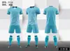 Traje de Uniforme de Futebol Estampado DIY Manga Curta Masculino e Feminino Adulto Crianças Número Estampado Jogo Estudantil Treinamento Uniforme de Futebol