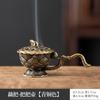 Estufa de Aromaterapia Criativa Antiga Chinesa Mini Pé de Elefante Fogareiro de Lótus Liga de Cobre Doméstico Fragrância de Sândalo Tripé Fogareiro Ornamentos