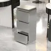 Armário de Ferramentas para Barbearia Armário de Ferramentas para Cabeleireiro em Aço Inoxidável Estação de Ferramentas para Salão de Beleza Armário de Armazenamento com Gavetas