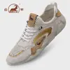 Zapatos de hombre originales Gongyang, nuevos zapatos de otoño transpirables para hombre, zapatillas deportivas casuales de malla, zapatos para hombre para senderismo y escalada al aire libre